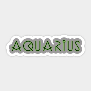 Aquarius Sticker